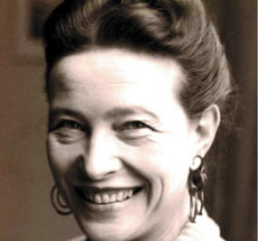 Photographie de Simone de Beauvoir